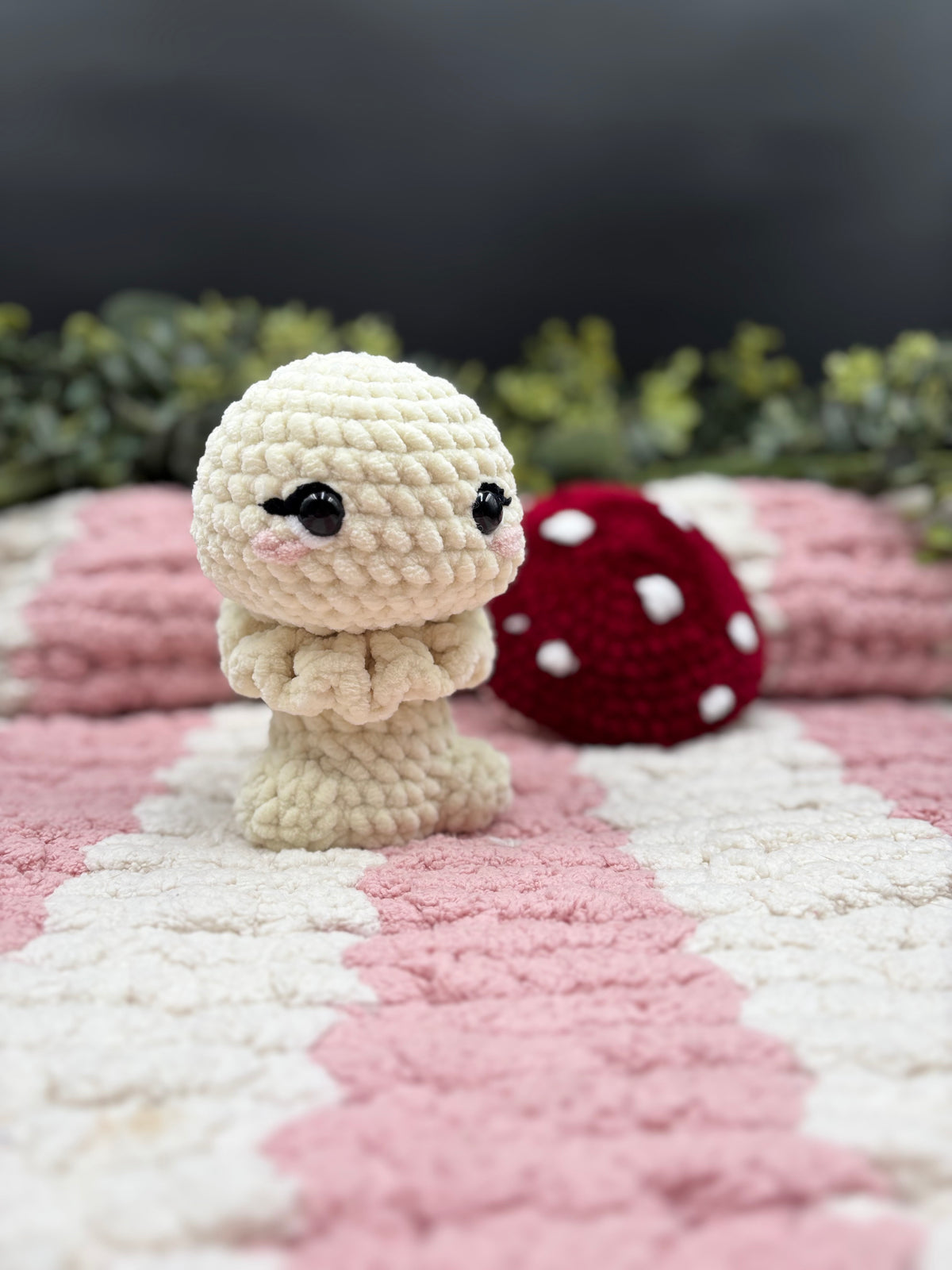 Amanita the Amigurumi Mushroom