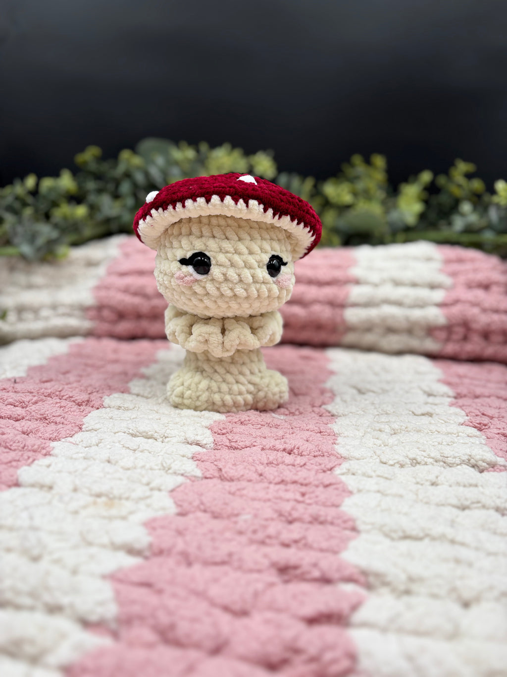 Amanita the Amigurumi Mushroom