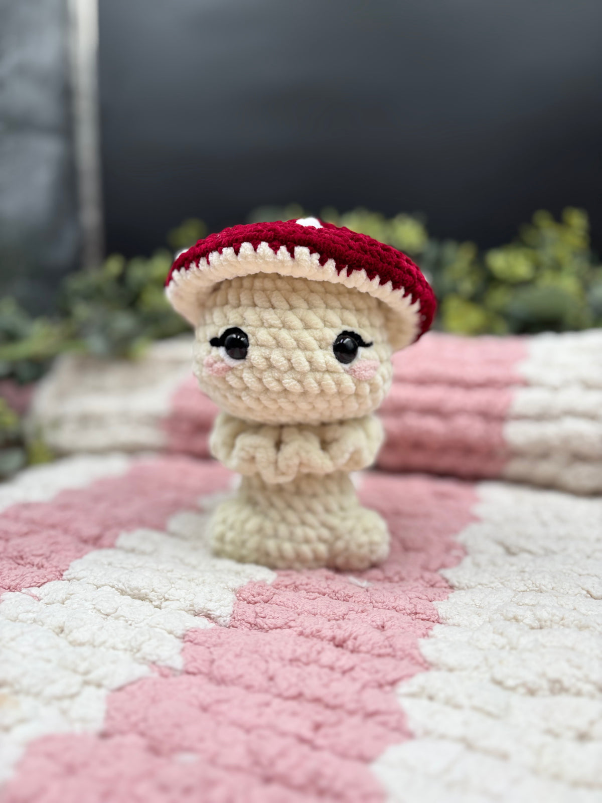 Amanita the Amigurumi Mushroom